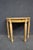 Paint-decorated pine demi-lune console table featuring a hand-painted sailing ship motif to the top marked “Southern...