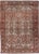 Antique Persian Joshegan Rug in Ivory Background With Red, Green and Blue 3′7″ × 5′2″ For Sale
