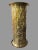 Early 20th Century Vintage Antique English Brass Figural Scenic Repousse Umbrella Stand Vase For Sale - Image 9 of 12