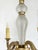 Metal Antique French Art Deco Cut Glass & Brass Chandelier For Sale - Image 7 of 11