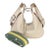 Beige Smooth Calfskin Web Small Attache Shoulder Bag For Sale