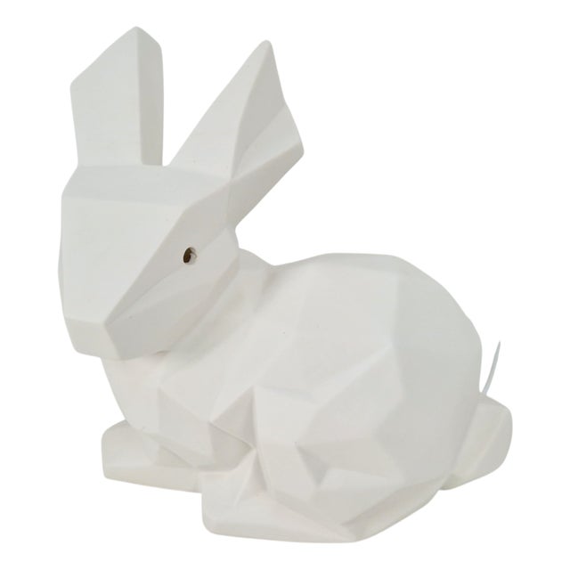 Porcelain Cubic Rabbit Table Lamp by Lise Lefebvre for Polls Potten For Sale
