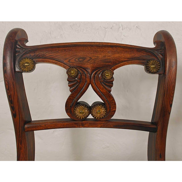 Late 19th Century Victorian Chairs in Carved Upholstered Mahogany, 1890, Set of 2 For Sale - Image 5 of 18