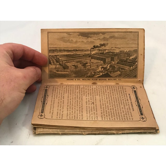 Art Nouveau 1903 John Deere Farmers Pocket Companion: Antique Advertising Ledger For Sale - Image 3 of 10