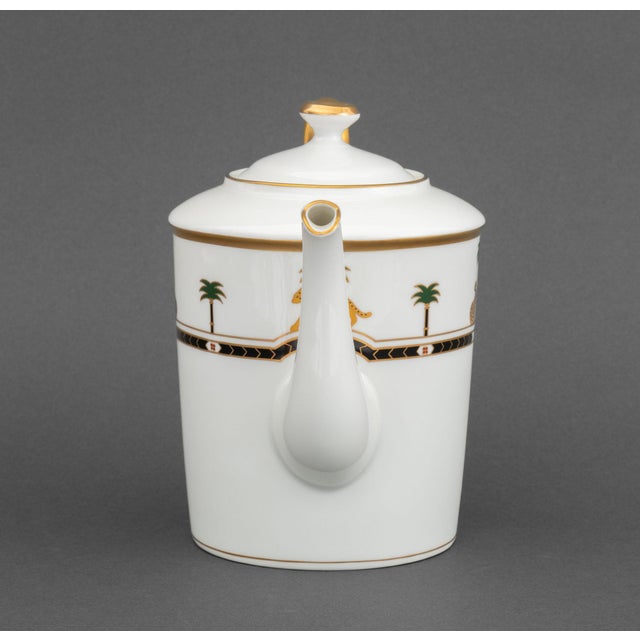 Late 20th Century Christian Dior "Casablanca" Porcelain Teapot For Sale - Image 5 of 9