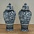 Pair of Chinese Blue and White Porcelain Palace Urns For Sale - Image 18 of 18