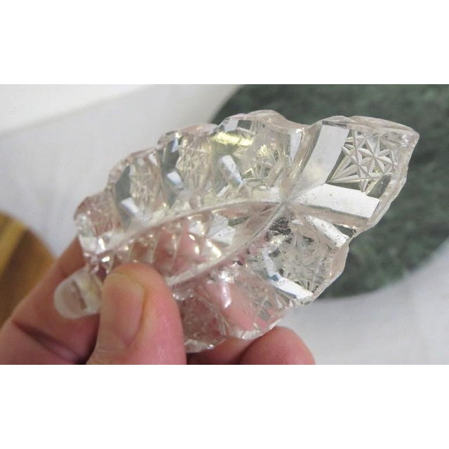 Vintage Art Deco Czech Cut Crystal Cornucopia Perfume Bottle For Sale In Portland, ME - Image 6 of 7