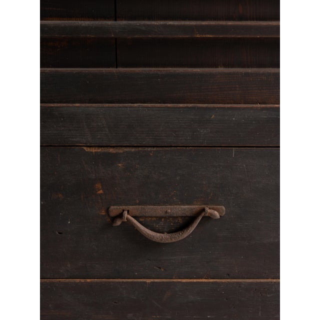 Japanese Antique Large Tansu 1860s-1900s / Sideboard Wabi Sabi For Sale - Image 9 of 18