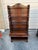 Wood Pair of Edwardian Style Fretted Mahogany Open Waterfall Etagere Bookcases For Sale - Image 7 of 12