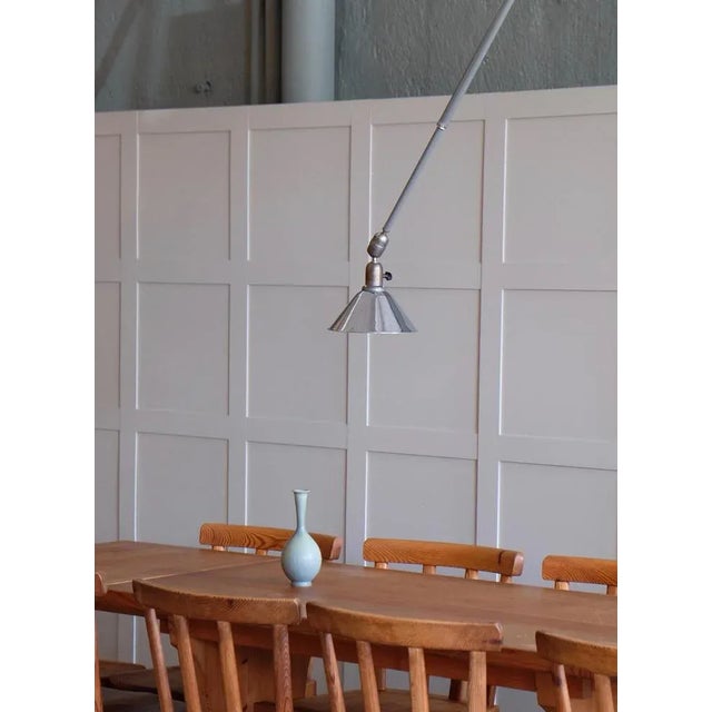 Industrial Triplex Wall Lamp attributed to Johan Petter Johansson, Sweden, 1940s For Sale - Image 3 of 12
