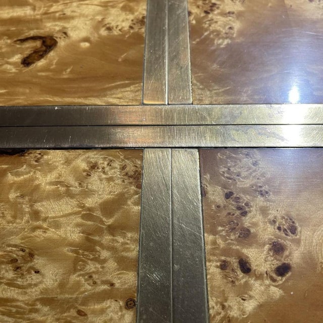 Vintage Hollywood Regency Dining Table by Jean-Claude Mahey, 1970 For Sale - Image 4 of 18