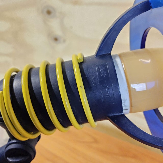 Vintage Spiral Table Light, 1980s For Sale - Image 13 of 15