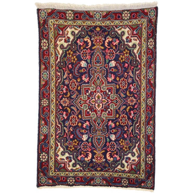 Vintage Persian Hamadan Rug - 01'11 X02'10 For Sale - Image 10 of 10
