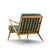 Mid 20th Century Poul Jensen for Selig Mid Century Walnut Z Lounge Chairs For Sale - Image 5 of 10