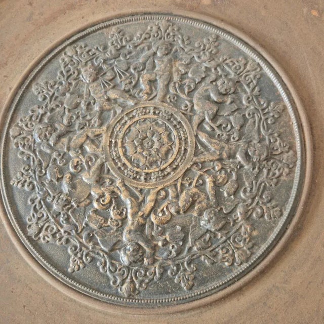 Black Antique Historicism Flower Pot Stand in Cast Iron For Sale - Image 8 of 10