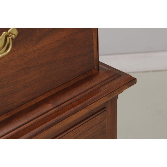 Bench Made 2 Piece Black Walnut Highboy For Sale - Image 13 of 18