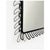 Vintage Sculptural Black Metal Wall Mirror with Graphic Wavy Frame from Ikea, 1980s For Sale - Image 3 of 5