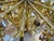 1970s Rare Gold Plated Brass Austrian Crystal Chandelier Attributed to Palwa For Sale - Image 16 of 16