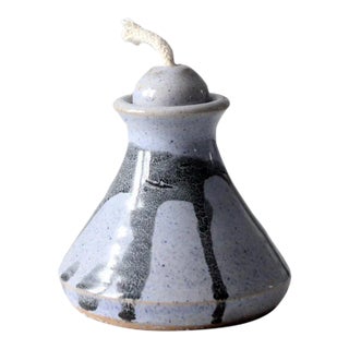 Vintage Studio Pottery Oil Candle For Sale