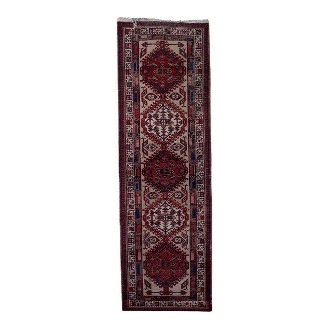 1920s, Handmade Antique Persian Serab Runner 3.3' X 10.6' For Sale