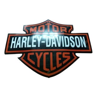 Enamel Harley Davidson Sing For Sale