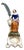 Large Polychrome Porcelain Pen Holder, 1800s For Sale
