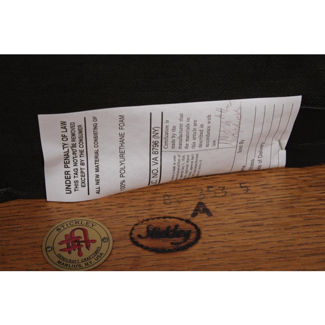 Set of 6 Stickley Harvey Ellis Mission Oak Dining Chairs For Sale - Image 15 of 16