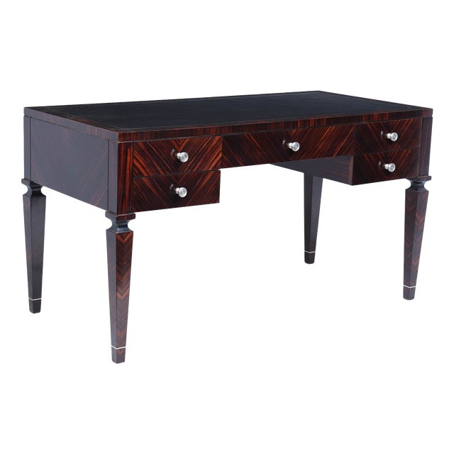 Ebony Macassar Writing Desk from Nina Campbell, 1990s For Sale