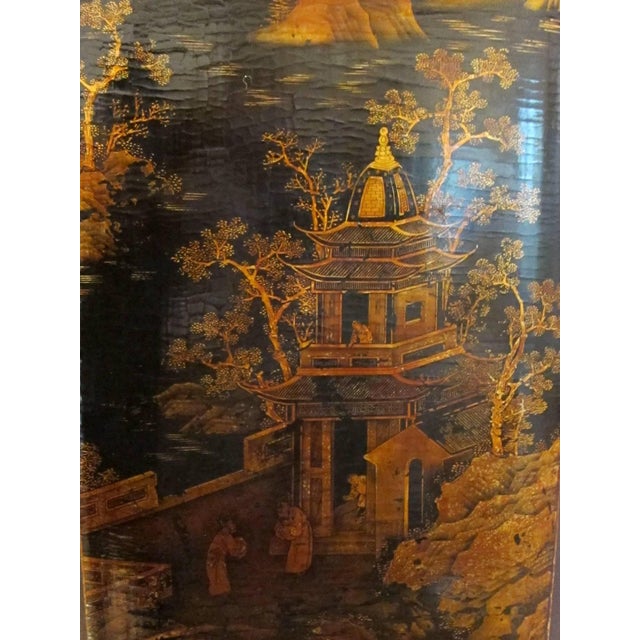 19th Century Gilt Painted Cabinet For Sale - Image 10 of 11