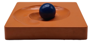 Orange Spiros Ashtray by Eleonora Peduzzi Riva for Artemide, Italy, 1969