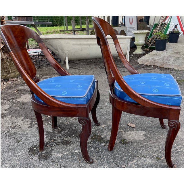 Set of Napoleon III Mahogany Chairs, Set of 4, in Very Good conditions. Designed before 1890