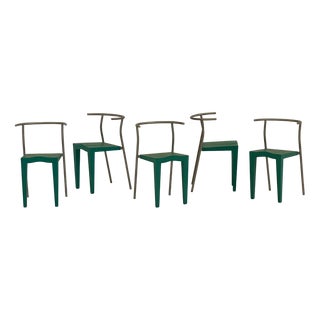 Dr. Glob Chairs by Philippe Starck for Kartell, 1980s, Set of 5 For Sale