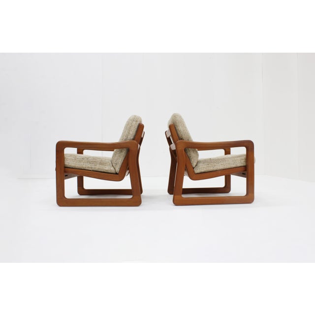 Mid-Century Modern Mid-Century Modern Easy Chairs in Teak from Holstebro Möbelfabrik, 1960s, Set of 2 For Sale - Image 3 of 11