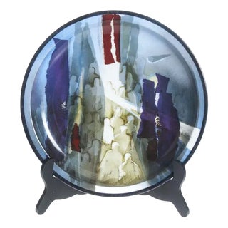 Porcelain Plate from Helga Ingeborga Melnbarde For Sale