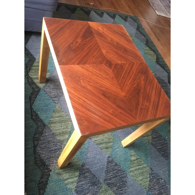 Wood Vintage Lane Parsons Style Side Table For Sale - Image 7 of 12