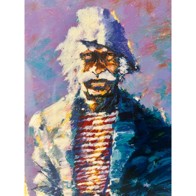 Violet Aldo Luongo "By the Corner" Artist's Proof Ap 12/25 Hand Signed Limited Edition Serigraph For Sale - Image 8 of 11
