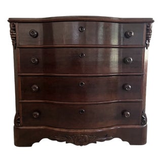 Antique English Oak Chest of Drawers For Sale
