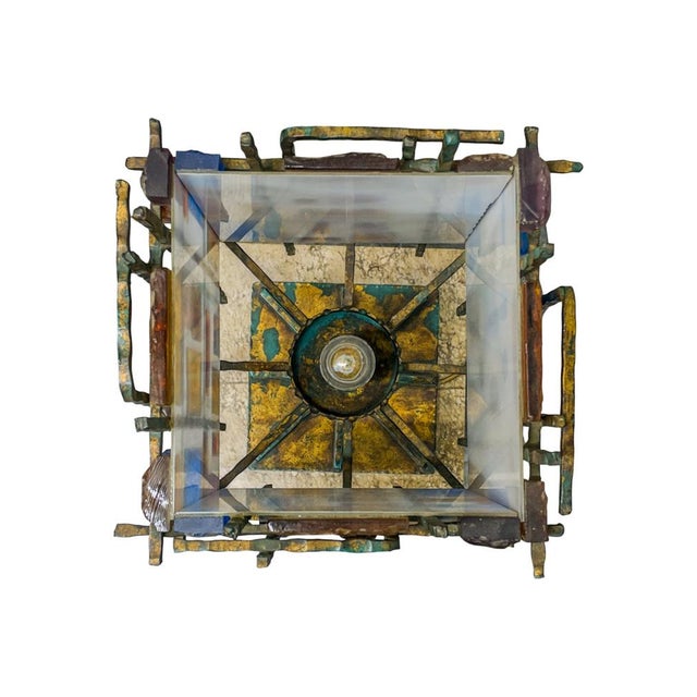 Italian Brutalist Table Lamp For Sale - Image 6 of 8