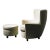 Wood Set of Armchair and Ottoman by Antoni de Moragas Gallissà For Sale - Image 7 of 7