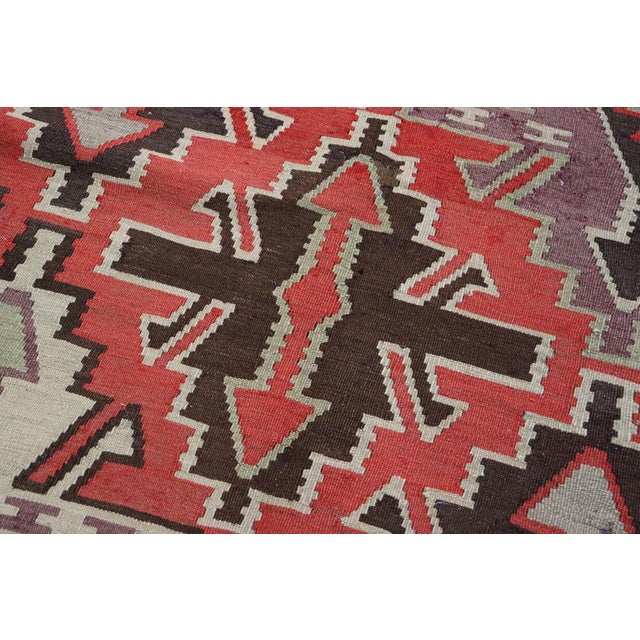 Caucasian Kilim Rug, 1920s For Sale - Image 9 of 18