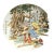 Chinese Ceramic Plate,Qianlong Marked Famille Rose Porcelain Plate Hand Painted Figures Story Pattern For Sale
