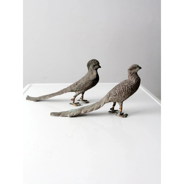 Mid-Century Pheasant Figurines Pair For Sale - Image 11 of 11