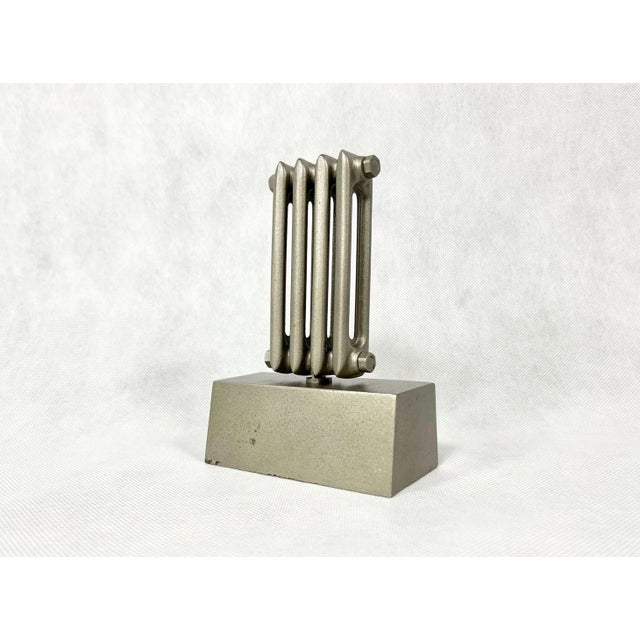 A miniature of Polish production from the 60's. Made of steel. The metal was cleaned by glazing and protected by varnish.