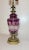 1910s Antique Cut to Clear Bohemian Czech Purple Clear Glass Crystal Bronze Table Lamp For Sale - Image 5 of 14