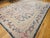 Late 19th Century French Aubusson Needlepoint Carpet in Floral Pattern in Ivory, Green, Pink, Blue For Sale - Image 9 of 18