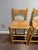 Mid-Century Modern 1970s Set of 3 Danish Modern Style Oak Counter Stools With Rush Seats For Sale - Image 3 of 15