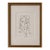 Original Contemporary Framed Portrait Drawing For Sale