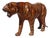 Vintage Leather Tiger, 1960s For Sale