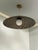 Art Deco Fish Scales Style Brass Flush Mount Ceiling Light Fixture For Sale - Image 3 of 9