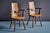 A vintage pair of solid oak armchairs by Vervoort, Tilburg, in good condition with a light age-related patina. Featuring a...